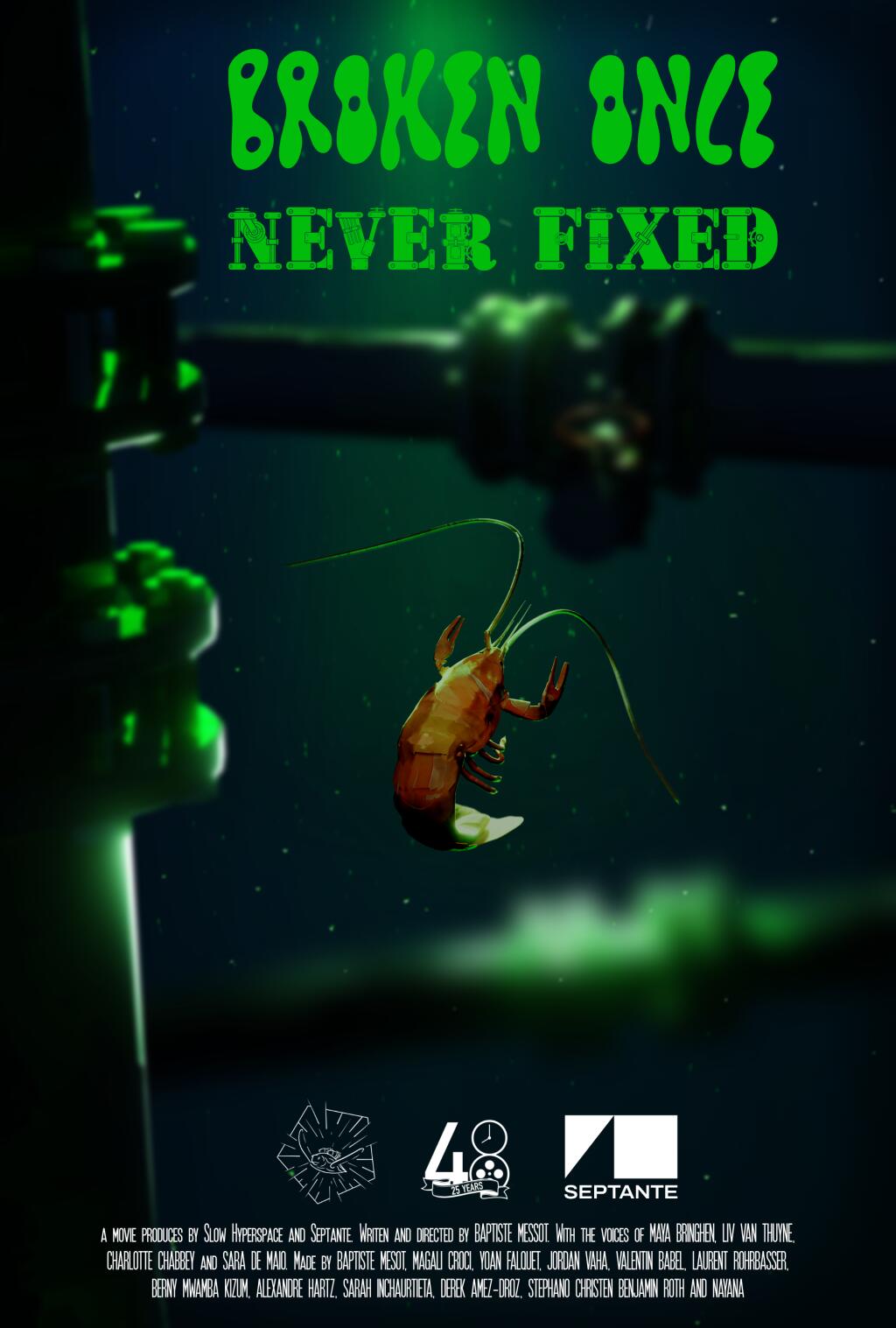Filmposter for Broken once, never fixed